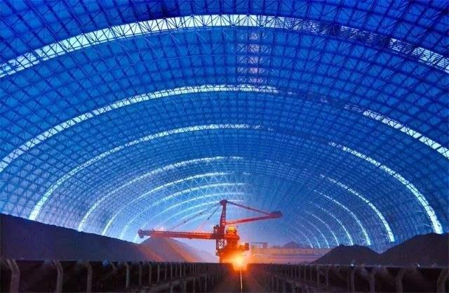 莱西亿优钢构工程师为您解析原料场封闭技术的特点和类型