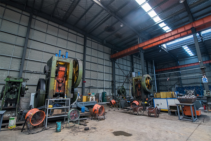 莱西网架配件-锥头加工车间